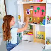 Wiszące biurko z krzesłem dla dzieci białe Arches KidKraft