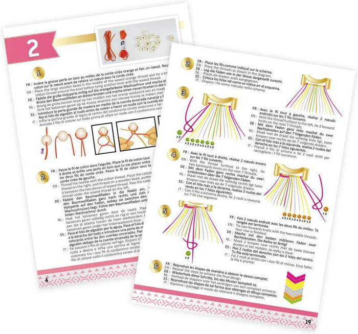 Zrób to sam - MEGA ZESTAW DO BRANSOLETEK BE003 Buki