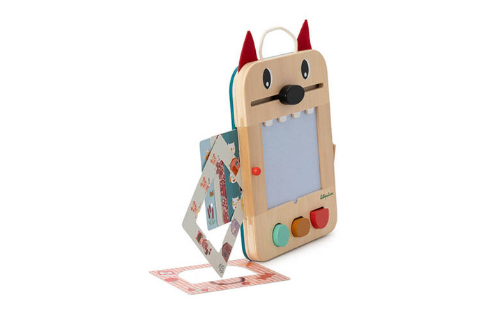 Drewniana tablica znikopis Wilk Louis Lilliputiens