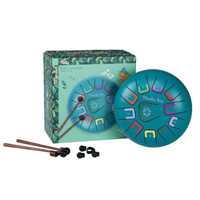 Bębenek językowy duży DANS LA JUNGLE ciemny turkus Moulin Roty