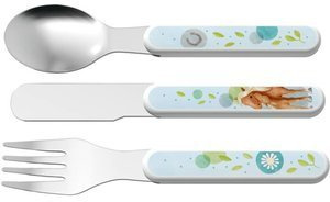 Zestaw sztućców dla dzieci Konie Haba