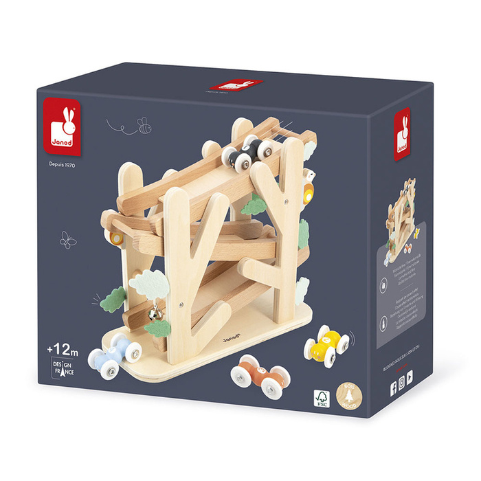 Kulodrom drewniany Rampa wyścigowa dla mrówek Sweet Cocoon Janod