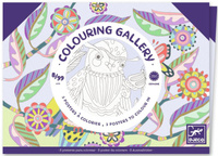 Obrazy do kolorowania w teczce Ptaki Djeco