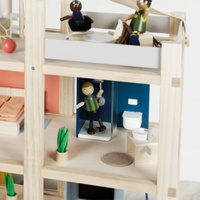 Domek dla lalek drewniany z wyposażeniem Natura Small Foot