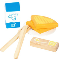 Wiklinowy kosz piknikowy dla dzieci z akcesoriami Tasty Small Foot 