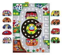 Mata z pluszowymi autkami K's Kids