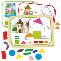 Układanka Magnetic Shapes Goula