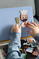 Magnetyczna układanka dla dzieci zawody Janod