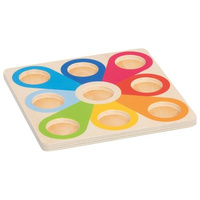  Gra Piramida z drewnianymi kulami Goki