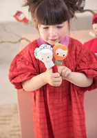 Pacynki z bajki Czerwony Kapturek 4szt. na palec Lilliputiens