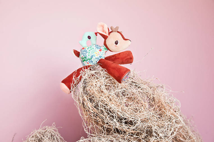 Przytulanka dźwiękowa i sensoryczna galopująca Sarenka Stella Lilliputiens