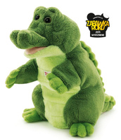 Pacynka na rękę, pluszowa maskotka. Krokodyl, Trudi