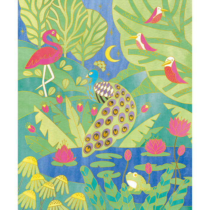 Artystyczny zestaw kreatywny Złote kontury Zwierzęta Janod