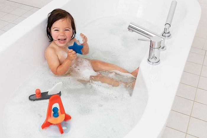 Zestaw puzzli piankowych do kąpieli 3D Quutopia Wyprawa na księżyc Quut