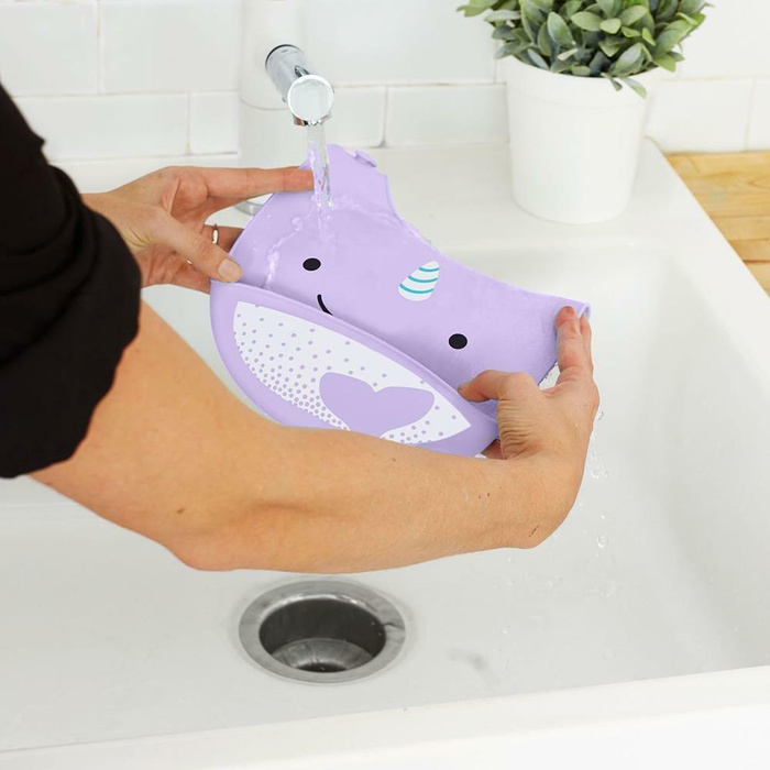 Śliniak silikonowy Zoo Narwal Skip Hop