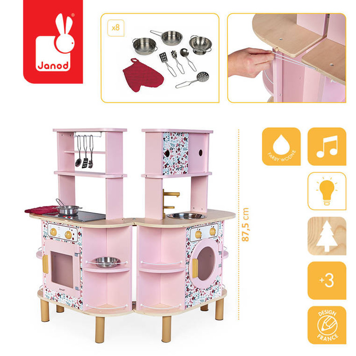Kuchnia dla dziewczynek Twist z dodatkami Janod