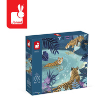 Puzzle artystyczne Spotkanie tygrysów 1000 elementów 9+ Janod