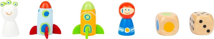 Planszowa gra dla dzieci Kosmiczny chińczyk Small foot Design