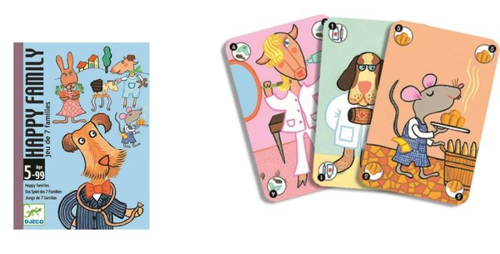 Gra karciana Happy Family Djeco