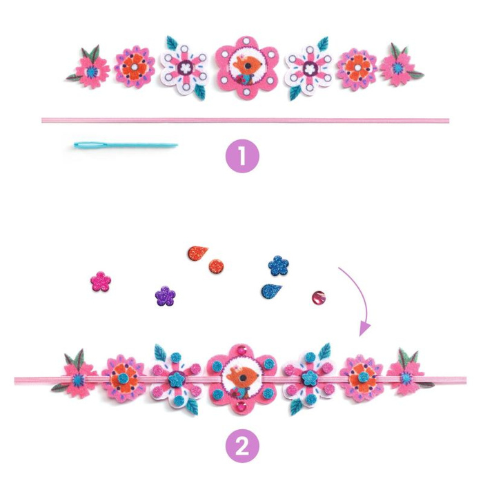 Zrób to sam 4 bransoletki przyjaźni Djeco