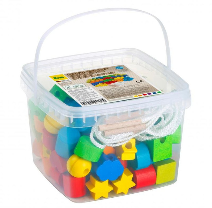 Nawlekanka drewniana gra edukacyjna Erzi