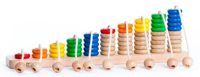 Piramida Okręgi ze sznurkiem. Nauka liczenia, BAJO