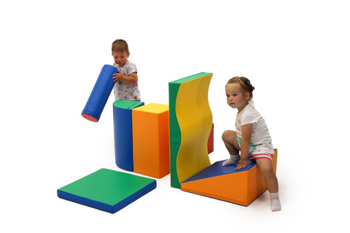 Zestaw do zabawy wielokolorowy Soft Play Discoverer IGLU