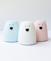 Miś Mały Lampka Silikonowa Różowa Rabbit & Friends