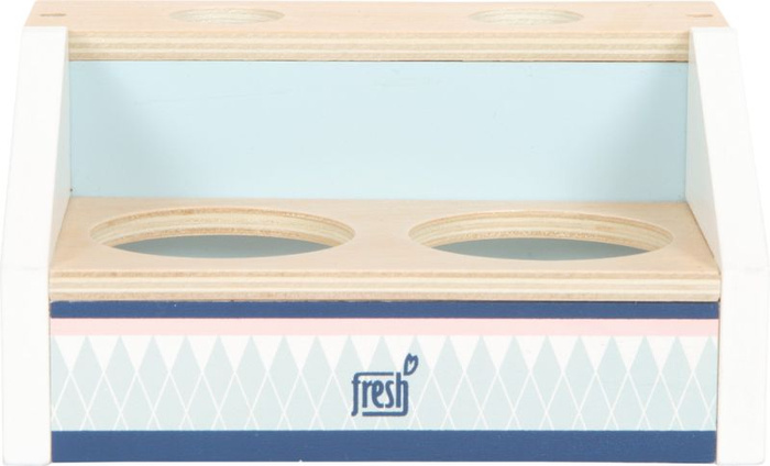 Drewniany zestaw do lodów Small Foot imitacje artykułów spożywczych dla dzieci