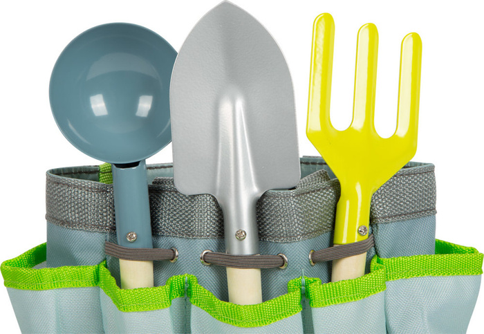 Zestaw narzędzi ogrodowych dla dzieci błękitne Small Foot