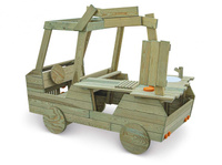 Drewniany Food Truck dla dzieci outdoor Erzi