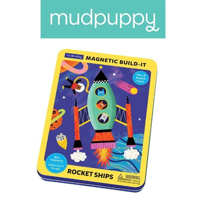 Magnetyczna układanka Rakiety kosmiczne Mudpuppy