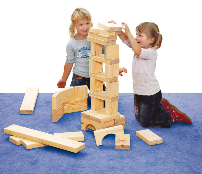 Drewniane klocki Maxi 41 elementów Erzi