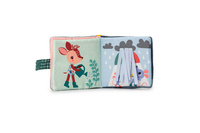 Materiałowa edukacyjna książeczka z mini gryzakiem Smok Joe LILLIPUTIENS