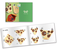 Origami z naklejkami. Zwierzęta, Djeco