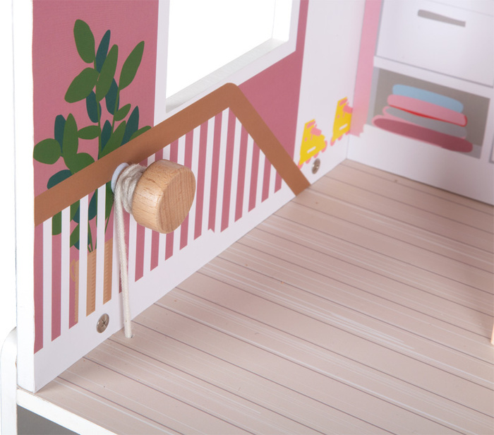 Duży domek dla lalek z drewna Willa z dodatkami Small Foot