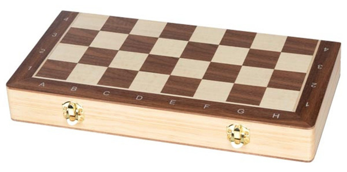 Gra magnetyczna 2w1 szachy, warcaby z drewna Goki