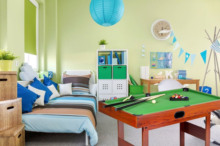 Bilard dla dzieci, duży stół bilardowy