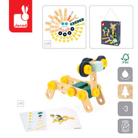 Drewniany zestaw konstruktorski Brico'kids 50 el. Janod