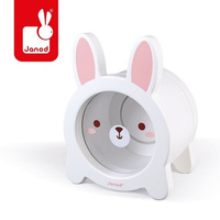 Drewniana skarbonka Królik 3+, Janod