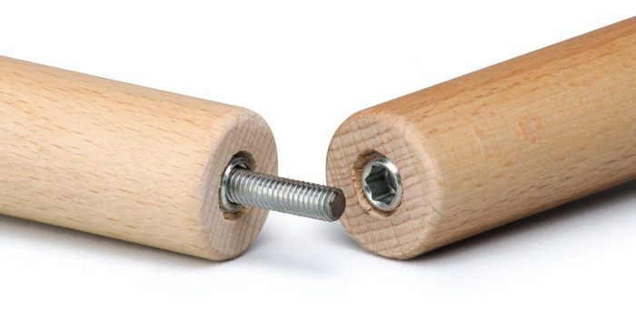 Drewniana deska na kółkach deskorolka Maxi Roller Board Erzi