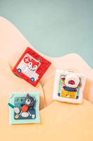 Miękka książeczka z przytulanką Smacznego! Wilk Louis Lilliputiens