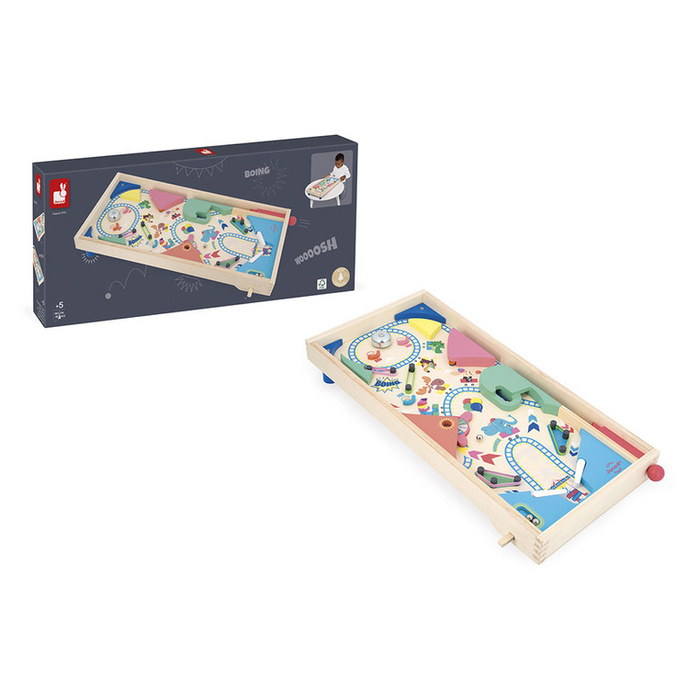 Drewniana gra zręcznościowa Pinball Applepop Janod