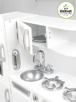 Biała kuchnia dla dzieci, drewniana. Vintage, KidKraft