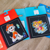 Książeczka zdrapywanka wydrapywanka Psi Patrol Scratch Art Pad – Chase Melissa and Doug