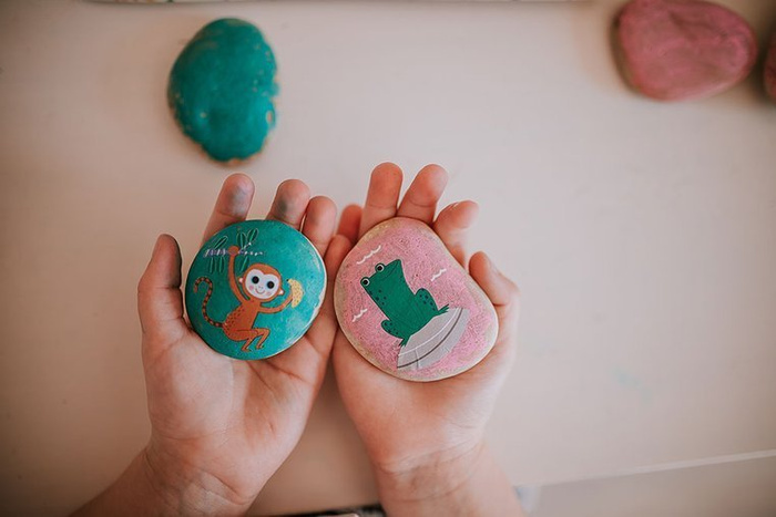 Zestaw kreatywny Kamienie do ozdabiania Janod