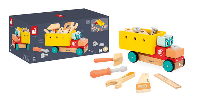 Ciężarówka do składania i ciągnięcia Brico Kids Janod