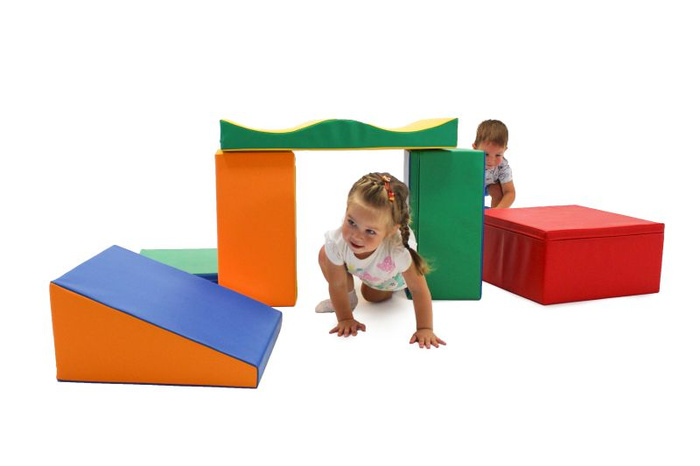 Zestaw do zabawy wielokolorowy Soft Play Discoverer IGLU