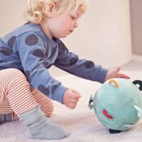 Pluszowa piłka sensoryczna z pozytywką wielofunkcyjna Smok Joe Lilliputiens