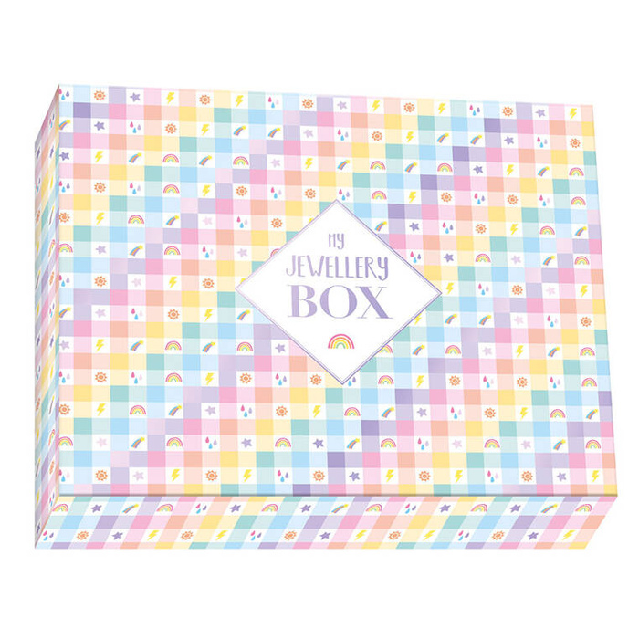 Zestaw kreatywny robienie biżuterii Tęczowe bransoletki 30 szt. Janod